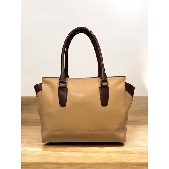 Coach 19909 Legacy Candace Color Block Leather Carryall Bag - Picture 2 of 14